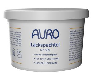 AURO Lacquer Filler No. 509 – 0.4 kg container with white label, label visible