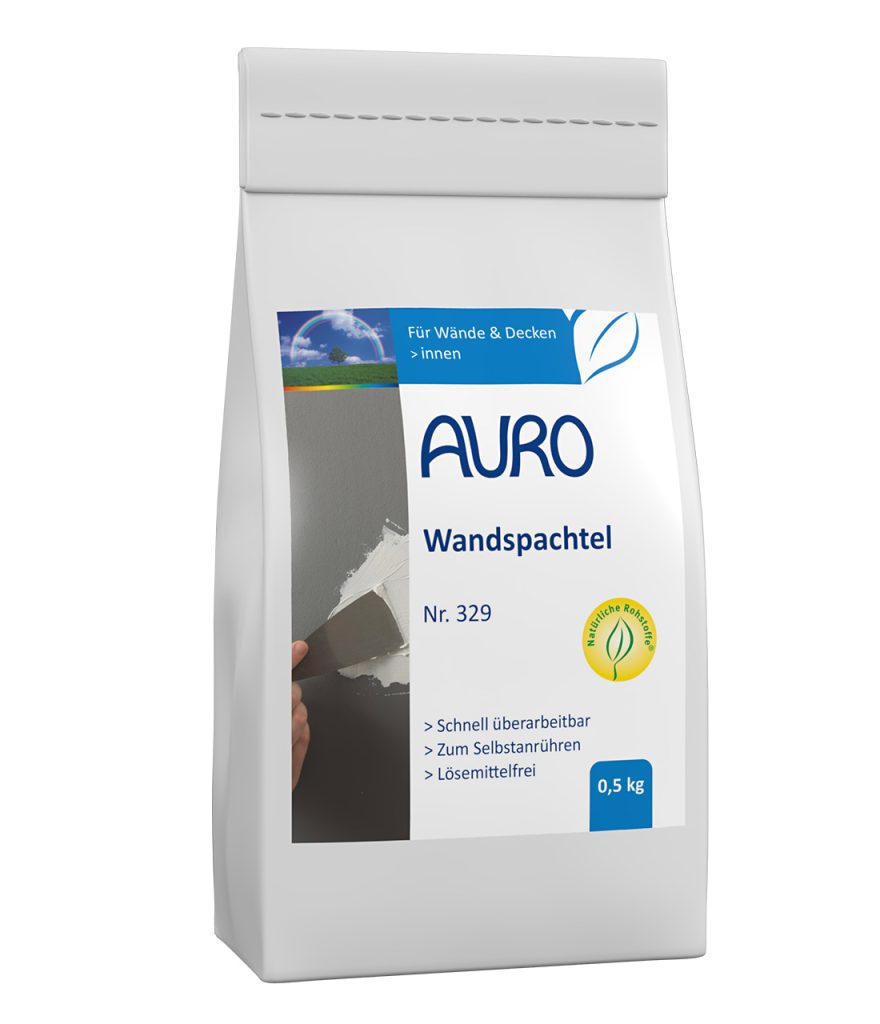 AURO Duvar Macunu No. 329, 0,5 kg torba - duvar hazırlığı için doğal ürün