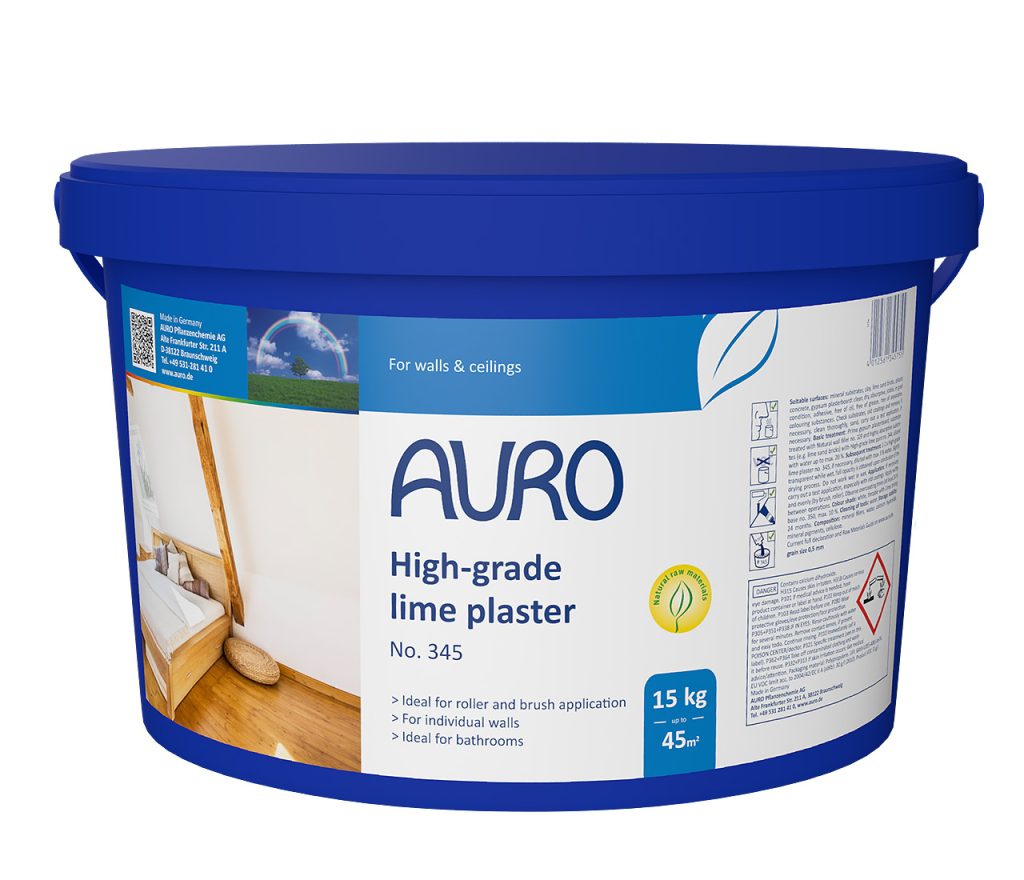 High-grade lime plaster, fine