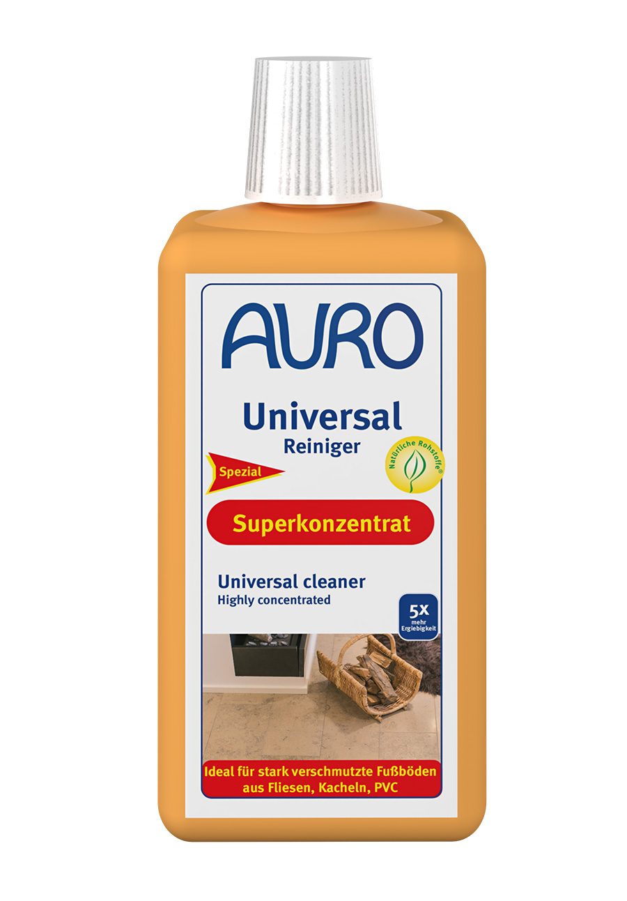 AURO Üniversal Temizleyici No. 471, 0,5 litre şişe, beyaz etiketli ve Bio mührü görünür