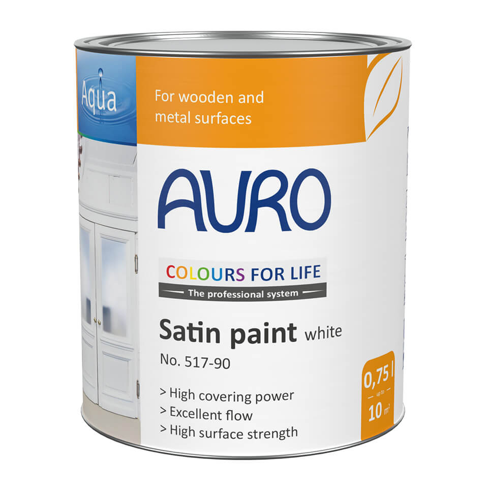 COLOURS FOR LIFE Satin paint, white