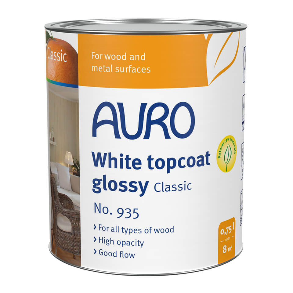 White topcoat, glossy, Classic